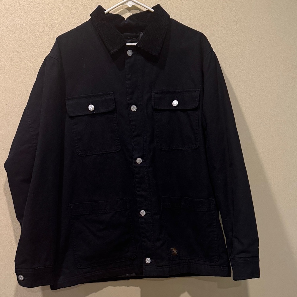 H&M Men's Black Military Jacket